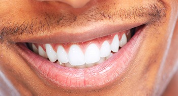 Closeup of a man smiling